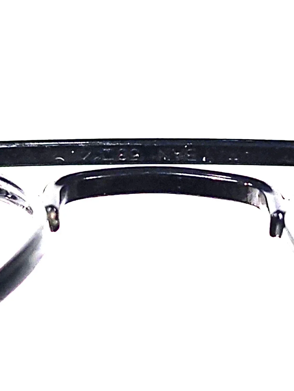 Ray Ban RB3025 L2823 No Lenses Aviator Black Sunglasses Frame 58-14 Italy